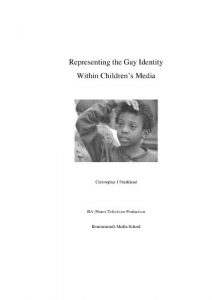 Baixar Representing the Gay Identity Within Children’s Media (English Edition) pdf, epub, eBook