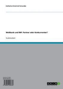 Baixar Weltbank und IWF: Partner oder Konkurrenten? pdf, epub, eBook