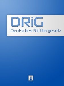 Baixar Deutsches Richtergesetz – DRiG (Deutschland) (German Edition) pdf, epub, eBook
