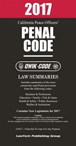 Baixar 2017 California Penal Code QWIK-CODE: Law Summaries (English Edition) pdf, epub, eBook