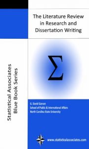 Baixar The Literature Review in Research and Dissertation Writing (Statistical Associates Blue Book Series 41) (English Edition) pdf, epub, eBook