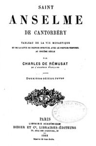 Baixar Saint Anselme de Cantorbéry, Tableau de la vie monastique (French Edition) pdf, epub, eBook