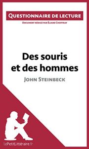 Baixar Des souris et des hommes de John Steinbeck: Questionnaire de lecture (French Edition) pdf, epub, eBook