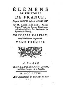 Baixar Élémens de l’histoire de France, depuis Clovis jusqu’à Louis XV – Tome Premier (French Edition) pdf, epub, eBook
