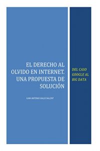 Baixar El Derecho al Olvido en Internet: Del caso Google al Big Data (Spanish Edition) pdf, epub, eBook