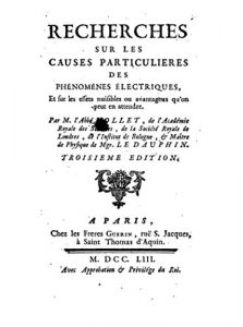 Baixar Recherches sur les causes particulieres des phénoménes électriques (French Edition) pdf, epub, eBook