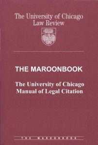 Baixar The Maroonbook: The University of Chicago Manual of Legal Citation (English Edition) pdf, epub, eBook