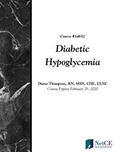 Baixar Diabetic Hypoglycemia (English Edition) pdf, epub, eBook