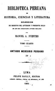 Baixar Biblioteca Peruana de Historia, Ciencias y Literatura (Spanish Edition) pdf, epub, eBook