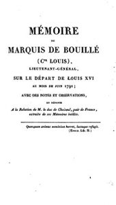 Baixar Mémoires du Marquis de Bouillé (French Edition) pdf, epub, eBook