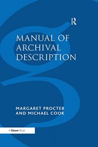 Baixar Manual of Archival Description pdf, epub, eBook