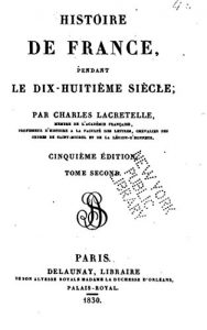 Baixar Histoire de France, pendant le dix-huitième siècle (French Edition) pdf, epub, eBook