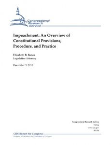 Baixar Impeachment: An Overview of Constitutional Provisions, Procedure, and Practice (English Edition) pdf, epub, eBook