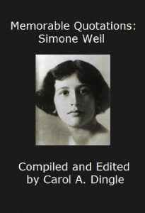 Baixar Memorable Quotations: Simone Weil (English Edition) pdf, epub, eBook
