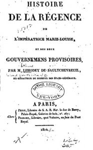 Baixar Histoire de la régence de l’impératrice Marie Louise (French Edition) pdf, epub, eBook