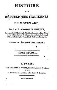 Baixar Histoire des Républiques Italiennes du Moyen Âge – Tome II (French Edition) pdf, epub, eBook