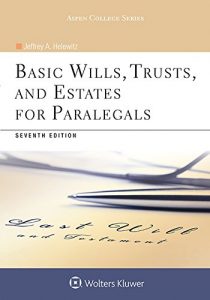 Baixar Basic Wills, Trusts, and Estates for Paralegals (Aspen College Series) pdf, epub, eBook