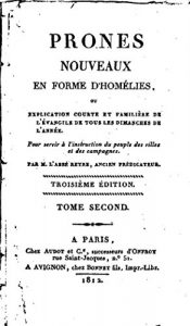 Baixar Prones nouveaux en forme d’homélies – Tome Second (French Edition) pdf, epub, eBook