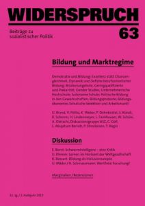 Baixar Widerspruch 63: Bildung und Marktregime (German Edition) pdf, epub, eBook