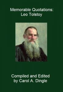 Baixar Memorable Quotations: Leo Tolstoy (English Edition) pdf, epub, eBook