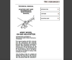 Baixar U.S. Army Bell 206 OH-58D Kiowa AVIATION UNIT AND INTERMEDIATE MAINTENANCE MANUAL – AIRFRAME; ALIGHTING GEAR: TM 1–1520–248–23–1 Change 3 – 30 August 2002 (English Edition) pdf, epub, eBook
