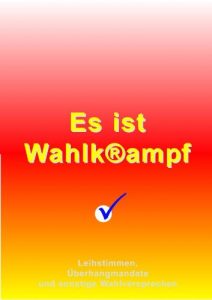 Baixar Es ist Wahlk(r)ampf (German Edition) pdf, epub, eBook