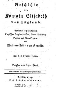 Baixar Geschichte der Königin Elisabeth von England (German Edition) pdf, epub, eBook