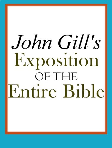 John Gill's Exposition Of The Entire Bible (English Edition) - PDF ...