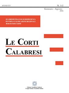 Baixar Le Corti Calabresi – Fascicolo 1-2 – 2016 pdf, epub, eBook
