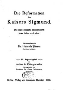 Baixar Die Reformation des Kaisers Sigmund (German Edition) pdf, epub, eBook