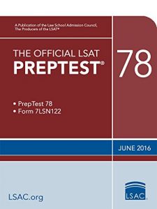 Baixar The Official LSAT PrepTest 78 (Official LSAT PrepTests) (English Edition) pdf, epub, eBook