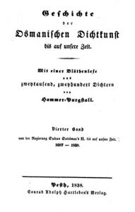 Baixar Geschichte der osmanischen dichtkunst bis auf unsere zeit (German Edition) pdf, epub, eBook