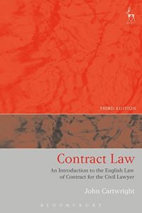 Baixar Contract Law: An Introduction to the English Law of Contract for the Civil Lawyer pdf, epub, eBook