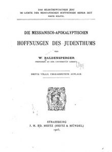 Baixar Die Messianisch-apokalyptischen hoffnungen des judenthums (German Edition) pdf, epub, eBook
