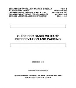 Baixar Department of the Army Training Circular TC 38-3 MCO P4030.23E NAVSUP PUB 442 AFPAM(I) 24-2 DLAI 4145.1 Guide for Basic Military Preservation and Packing December 1999 (English Edition) pdf, epub, eBook