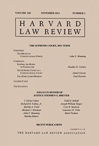 Baixar Harvard Law Review: Volume 128, Number 1 – November 2014 (English Edition) pdf, epub, eBook