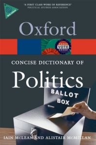 Baixar The Concise Oxford Dictionary of Politics (Oxford Quick Reference) pdf, epub, eBook