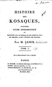 Baixar Histoire des Kosaques – Tome I (French Edition) pdf, epub, eBook
