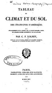 Baixar Tableau du Climat et du Sol des Etats-Unis d’Amérique (French Edition) pdf, epub, eBook