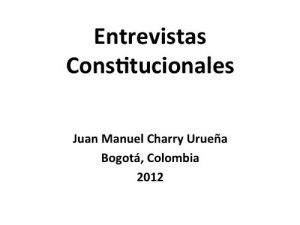 Baixar Entrevistas Constitucionales (Spanish Edition) pdf, epub, eBook