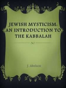 Baixar Jewish Mysticism: An Introduction to the Kabbalah (English Edition) pdf, epub, eBook