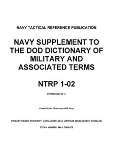 Baixar Navy Tactical Reference Publication NTRP 1-02 Navy Supplement to the DOD Dictionary of Military and Associated Terms Nov 2016 (English Edition) pdf, epub, eBook