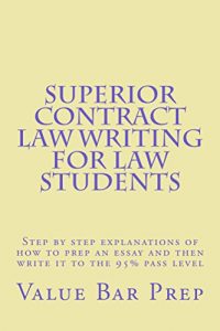Baixar Superior Contract Law Writing For Law Students: Superior Contract Law Writing For Law Students (English Edition) pdf, epub, eBook