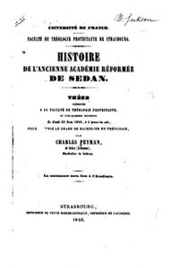 Baixar Histoire de l’Ancienne Académie Réformée de Sedan (French Edition) pdf, epub, eBook