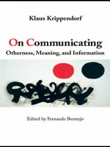 Baixar On Communicating: Otherness, Meaning, and Information pdf, epub, eBook