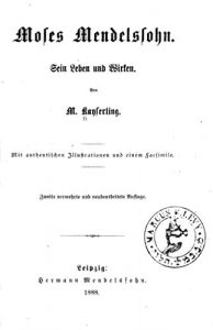 Baixar Moses Mendelssohn. Sein leben und wirken (German Edition) pdf, epub, eBook