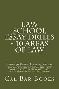 Baixar Law School Essay Drills – 10 Areas of Law: This e-book is wonderful and direct Exam prep. Use accordingly. (English Edition) pdf, epub, eBook