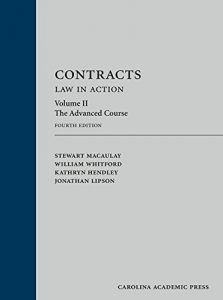 Baixar Contracts: Law in Action, Volume 2: The Advanced Course, Fourth Edition pdf, epub, eBook