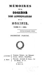 Baixar Mémoires de la Société des antiquaires de la Morinie – Tome 9 – 1851 – Première Partie (French Edition) pdf, epub, eBook