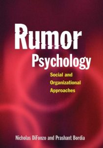 Baixar Rumor Psychology: Social and Organizational Approaches pdf, epub, eBook